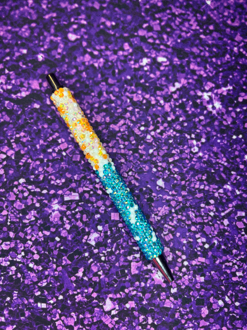 Beach Wave Rhinestone Pen
