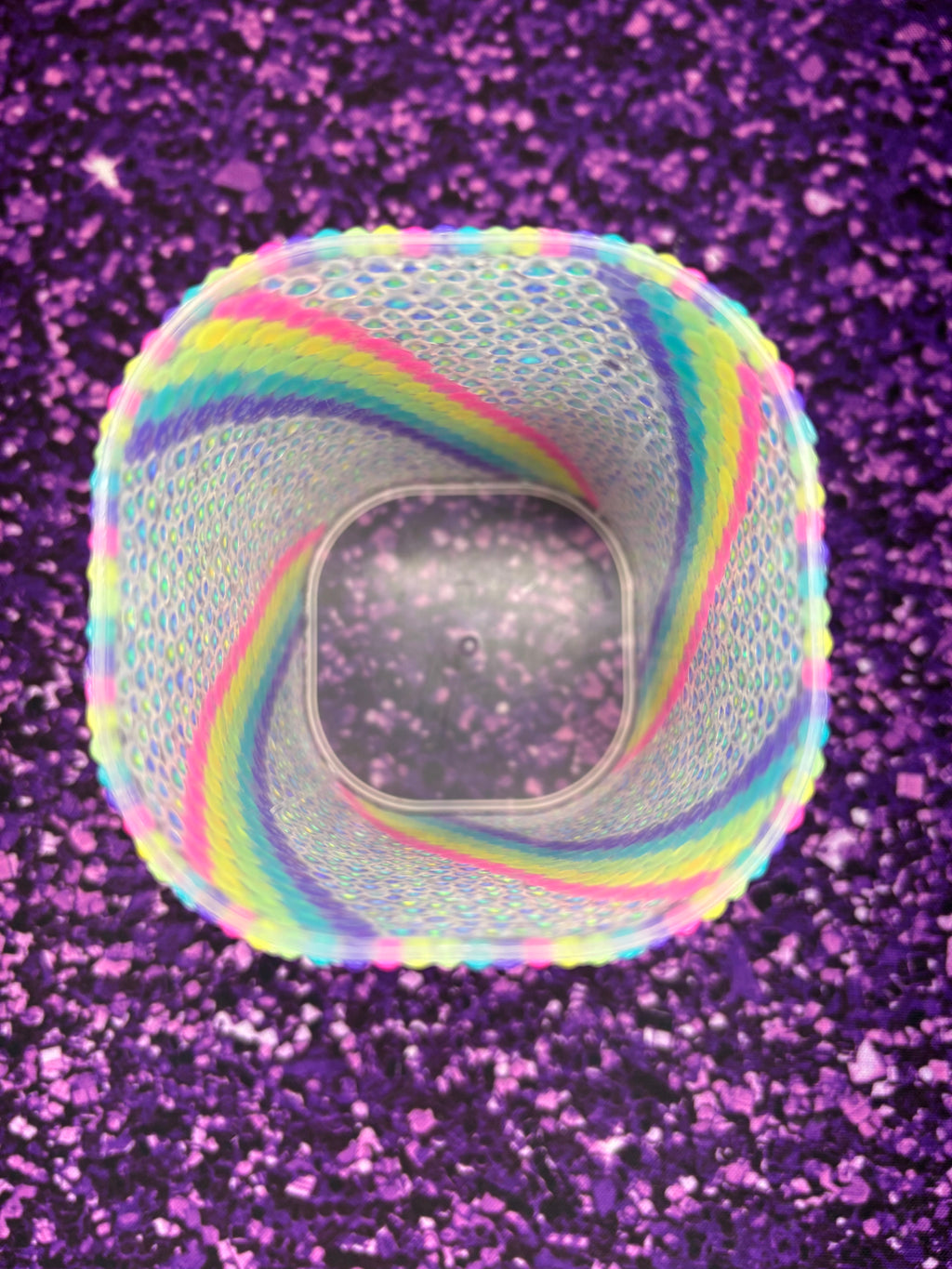 Pastel Rainbow Pen Cup