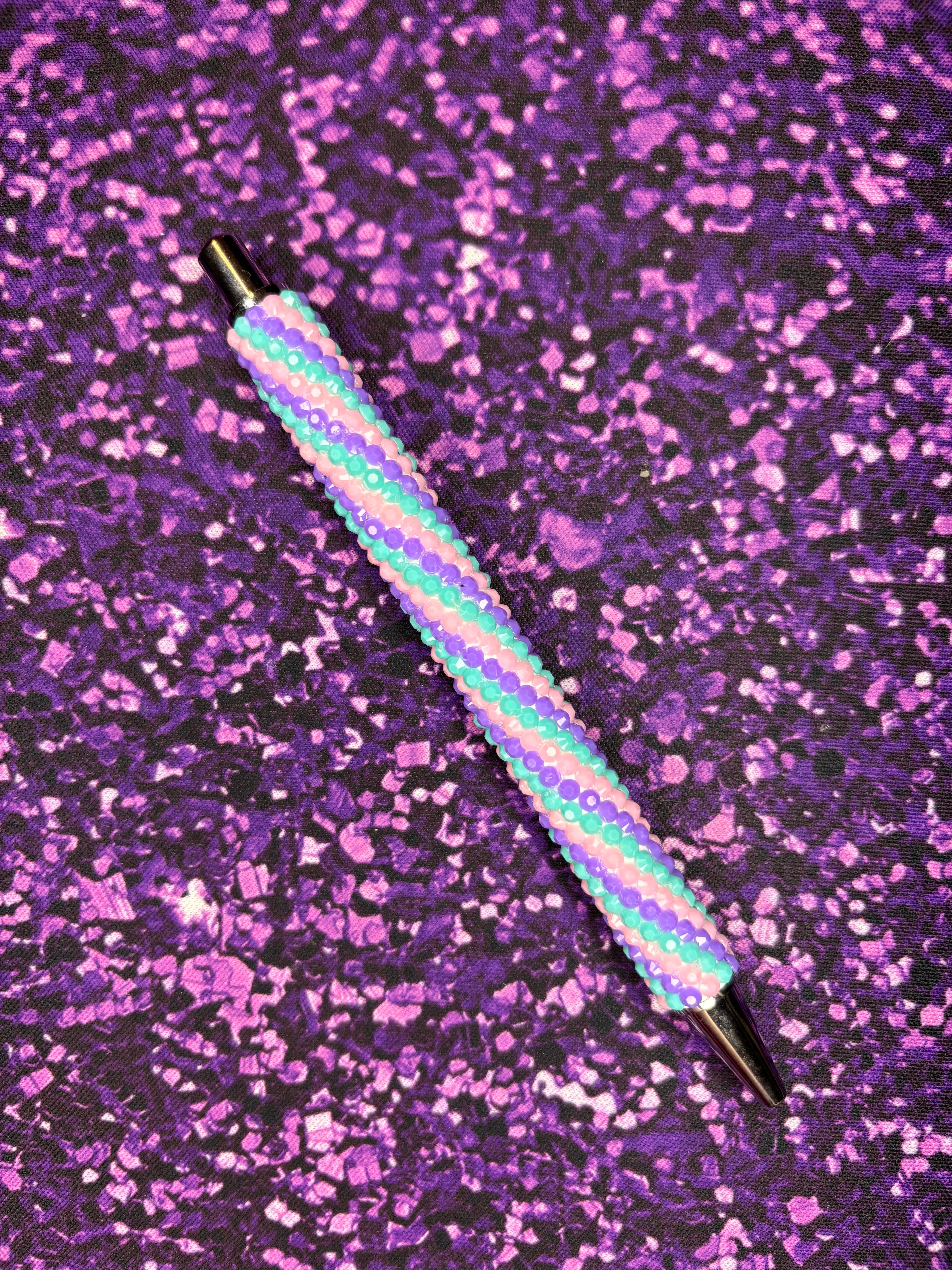 Pastel Swirl Rhinestone Pen