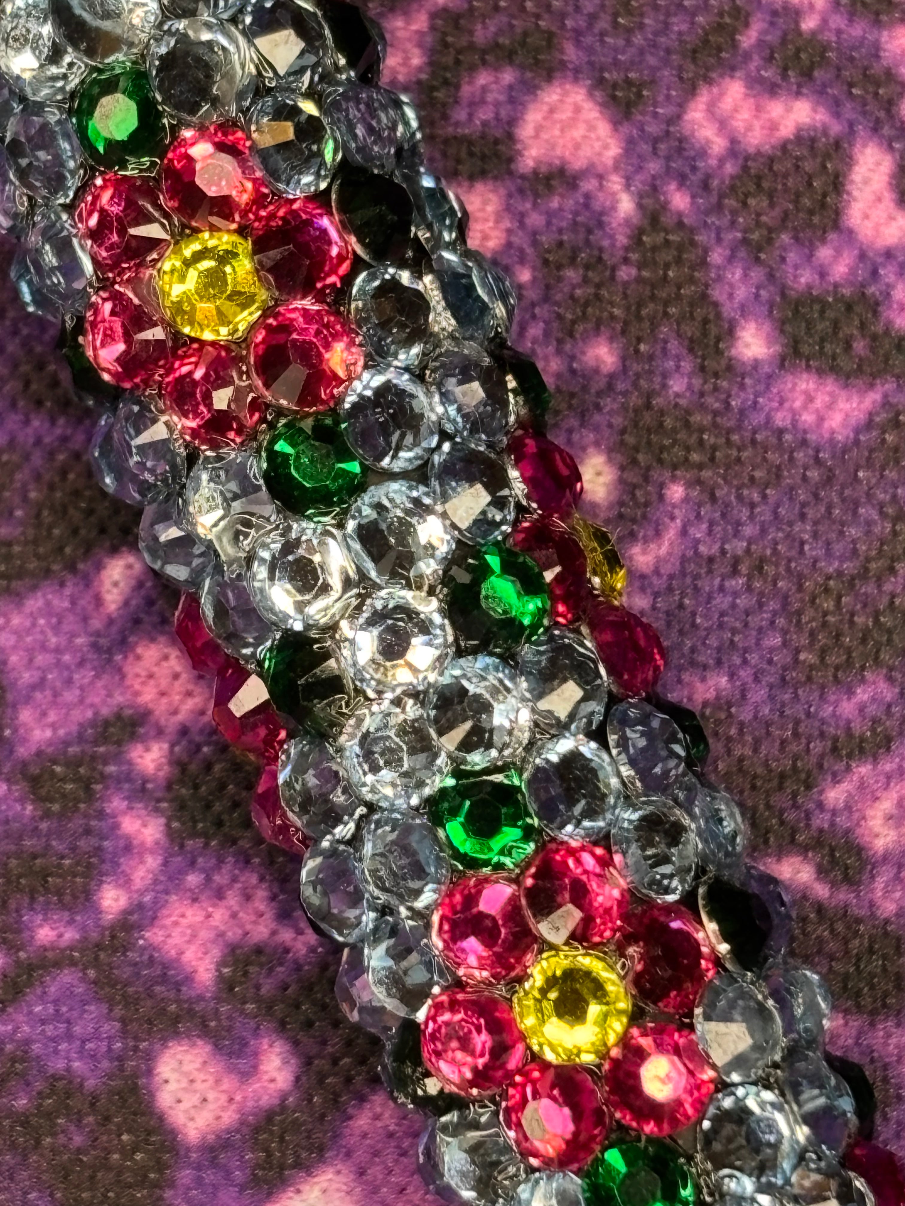 Pink Flower Rhinestone Pen