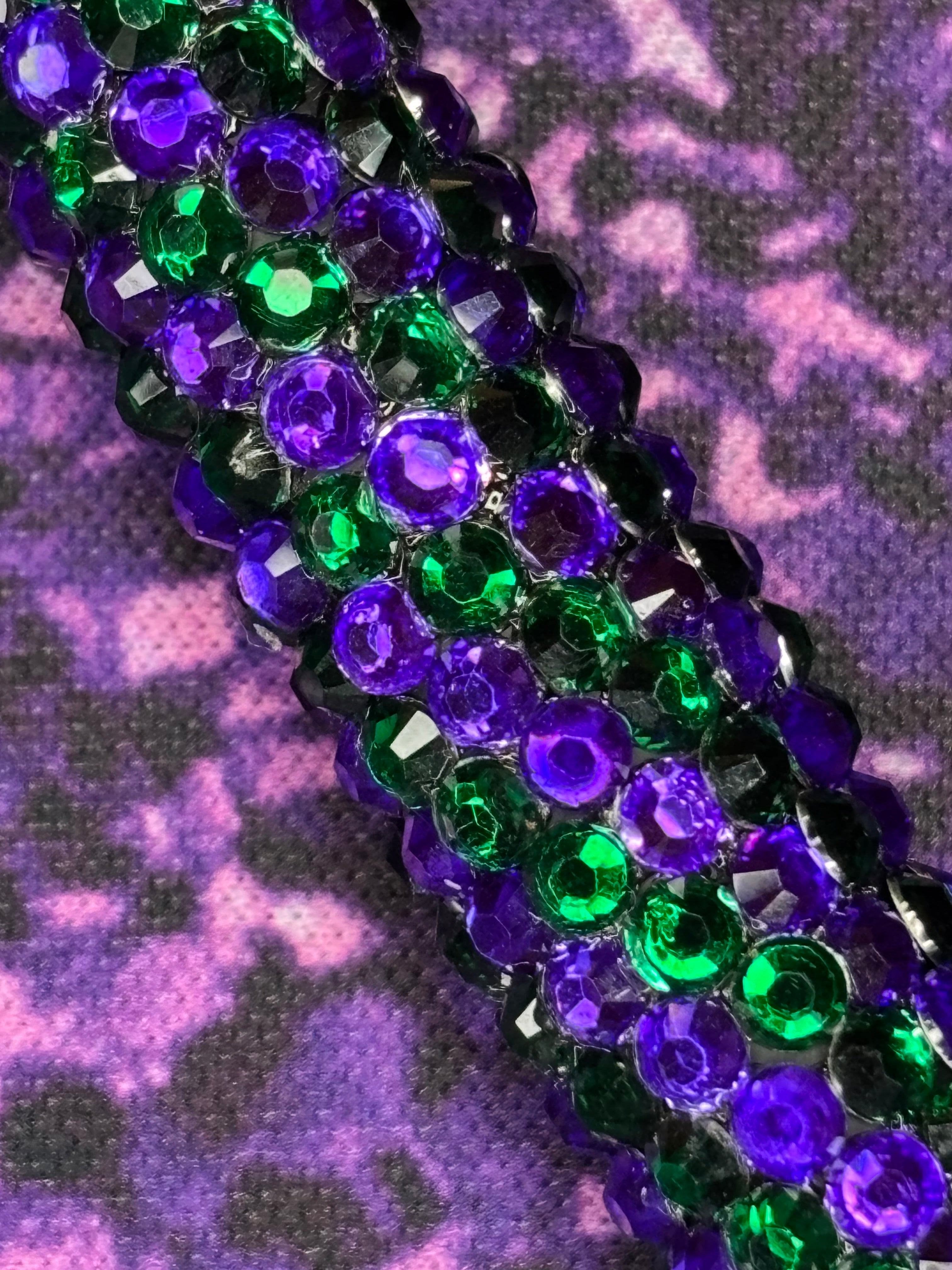 z - Purple Green Spiral (B Grade)