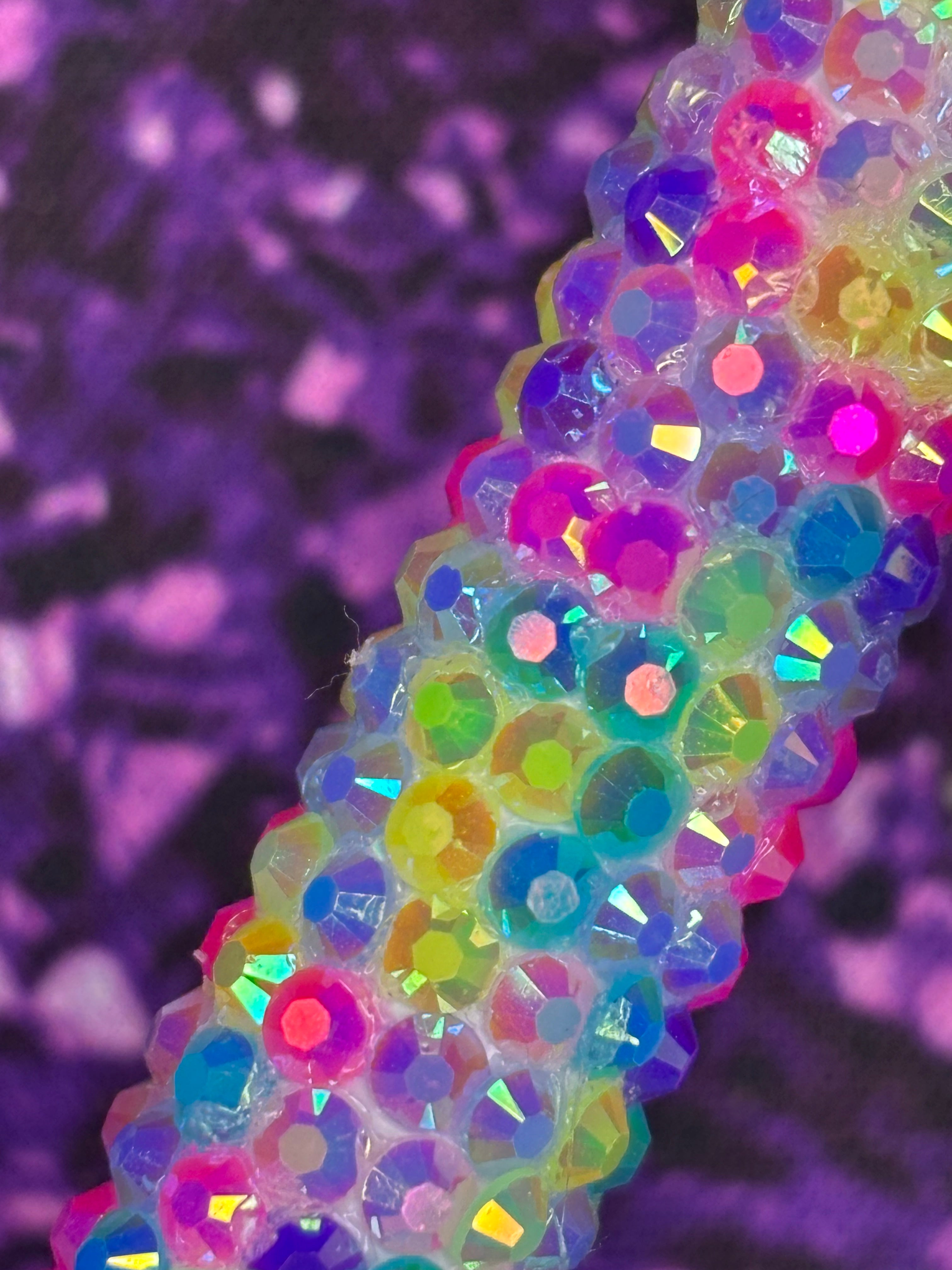 Scattered Rainbow Rhinestone Pen