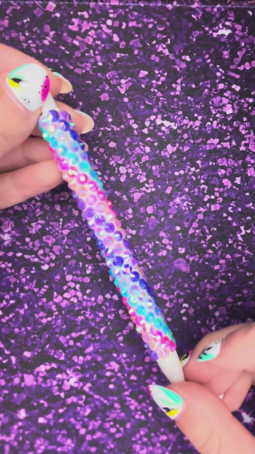 Chunky Unicorn Spiral Pen