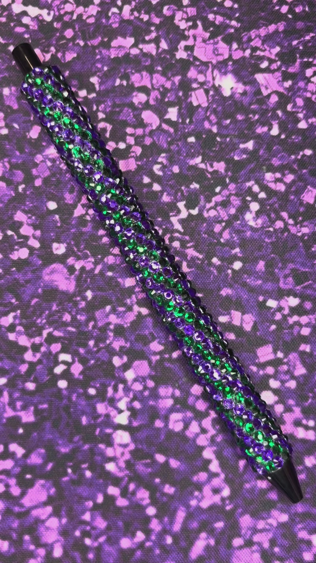 z - Purple Green Spiral (B Grade)